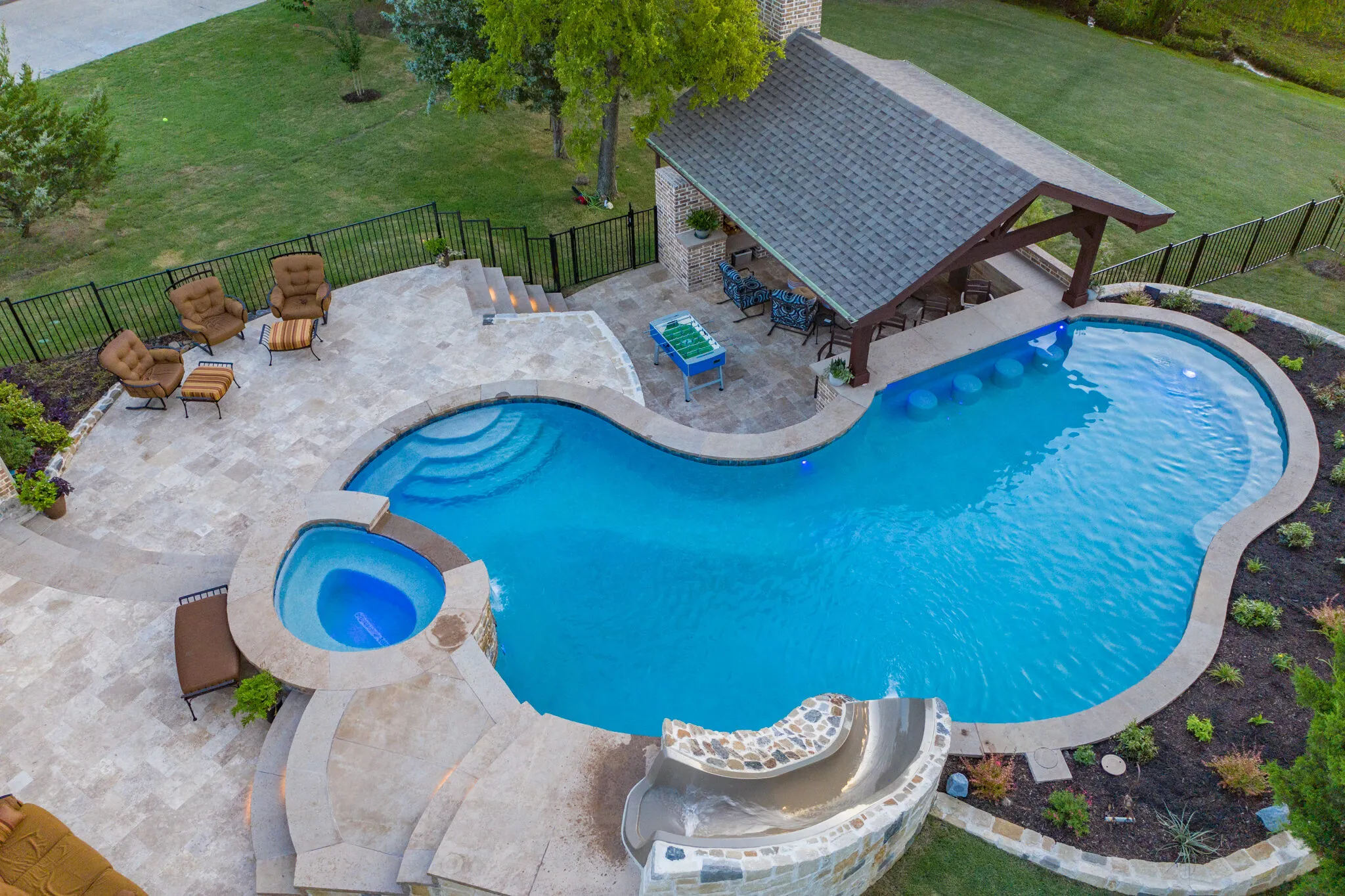 Outdoor Living Splash Pad Pool Builder